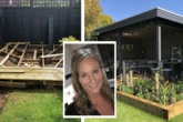 Woman saves £950 by turning rotten decking into stunning gazebo