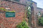 Photos show the beautiful walled garden of Lightwoods House