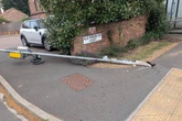 Speed camera knocked down in 'deliberate attack' just hours before it was set to go live