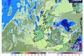 UK snow maps show flurry will hit in hours as Met Office warns of rain deluge