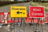 West Midlands drivers face 40-mile diversion to get around 60-metre road closure