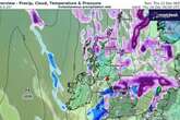 Huge wall of snow to sweep across UK in shock new purple weather maps