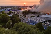 Three arrested for huge fire tears at Dunelm store seen for miles