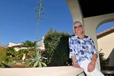 Rare 50-year-old plant finally flowers 20ft tall dominating Midland garden