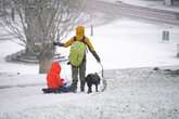 All the parts of England that will be covered by snow on Saturday and Sunday