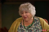 Miriam Margolyes chokes back tears as she addresses health concerns