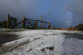 UK faces '7cm of snow' next week with six areas hit by flurries