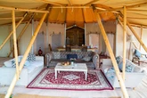 Inside Glastonbury's poshest tent - £29k and includes hot tub but no ticket