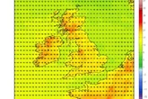 Weather maps show 22C heat bomb hitting in days