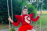 UK's youngest drag queen stuns classmates at prom with full glam look