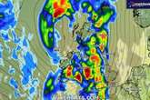 Exact date giant Atlantic storm tears across 'barely visible' UK