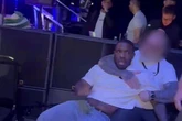 Rapper Konan held back by security during huge brawl at Midland boxing event