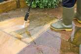 UK households planning to pressure wash patios during July or August warned