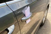 Mum in tears as stranger leaves note about her kids on car