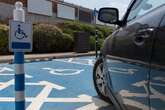 Man 'teaches police officer a lesson' after spotting him parking in disabled bay