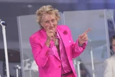 Rod Stewart makes sweet nod to wife Penny Lancaster during Glastonbury set