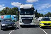 Drivers face fines after being caught in 'crackdown' from police sat in white HGVs