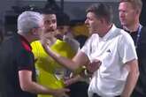 Steven Gerrard in furious touchline bust-up as rival taunts former Aston Villa boss