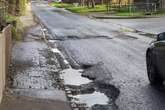 UK households who have potholes on their streets could be owed up to £3,600