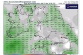 Weather map shows exact date 'rain bomb' to hit UK