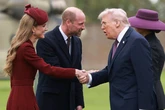 Donald Trump's three-word remark to Kate Middleton as he's left stunned by royal beauty