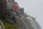 Storm Amy walker in shorts makes bizarre comment to mountain rescue team sent to save him