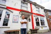 Pub slapped with red tape for painting giant St George's Cross on exterior