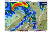 UK weather maps turn violent red as Storm Amy tears across Britain