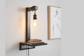 Dunelm 'amazing' plug-in wall lamp frees up space on bedside tables