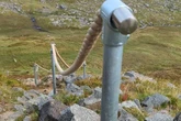 Hikers criticise 'ridiculous' handrail on mountain path due to safety concerns