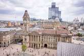 Fantastic views of Birmingham from top of new city centre building