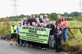 Protest held against battery storage facility on green belt land