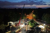 First look at new footbridge installed at Birmingham railway station in major milestone