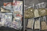 Three arrested over near-£90k drugs and cash haul after car stopped