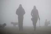 Met Office says 'delays expected' as 42 areas blanketed in heavy fog