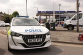 Major police presence at petrol station and businesses on Washwood Heath Road
