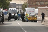 Pictured: Police carry out murder investigation in Smethwick