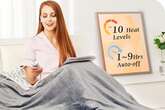 Amazon's discounted electric blanket with 10 levels of heat is 'luxurious' and 'easy to use'