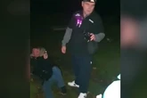 Moment woman gets 'possessed' at Walsall graveyard and yells 'get out'