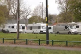 Travellers return to popular Birmingham park a week after being moved on