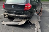 Motorists horrified over 'absolute madness' on M6 as BMW stopped by police in shocking state