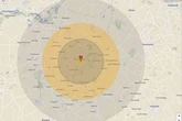 Frightening map shows what would happen if Putin dropped nuclear bomb on UK