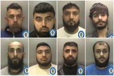 Armed thugs who wielded machetes and fired gun at group in car locked up for almost 120 years