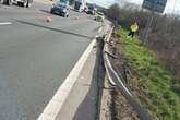 M6 mystery as 50m of barrier damaged 'with no sign of driver'