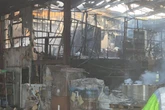 Fire rips through warehouse by M6 in Birmingham badly damaging building