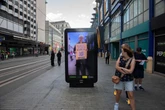 LED billboards with 'important message' turn heads in Birmingham city centre