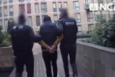 Moment police raid cannabis farm ringleader's swanky Birmingham flat