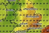 Exact date 26C 'mini-heatwave' will hit UK as weather map turns red