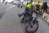 Dramatic footage shows police swoop on 'illegal e-bikers' in Birmingham city centre