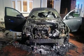 Child fears thug will 'burn family in sleep' as car torched in arson attack